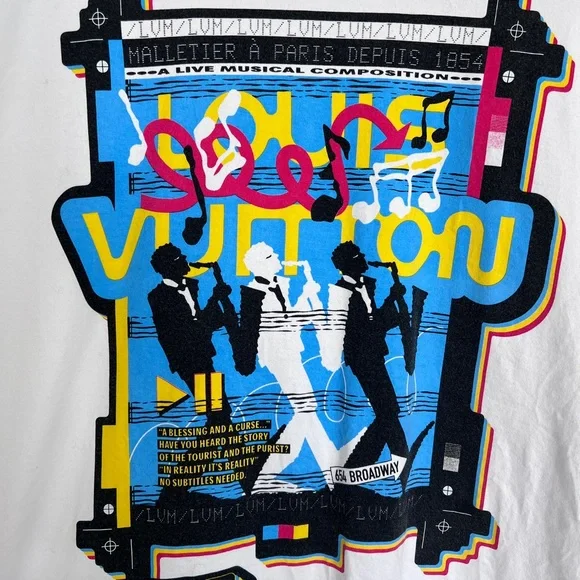 23SS Authentic Louis Vuitton Graphic T-Shirt - Picture 2 of 9